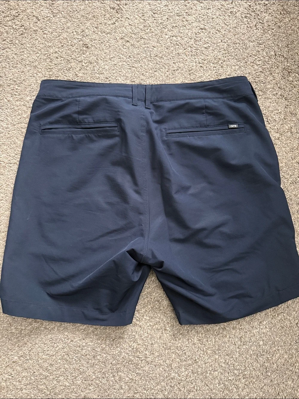 Cuts Clothing Navy Hybrid Shorts